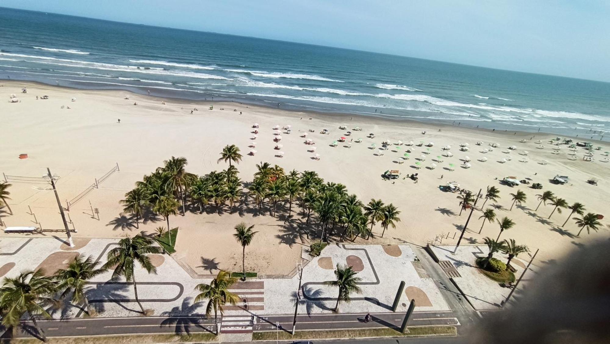 Apartamento De Frente E Com Vista Para O Mar Praia Grande  Ngoại thất bức ảnh